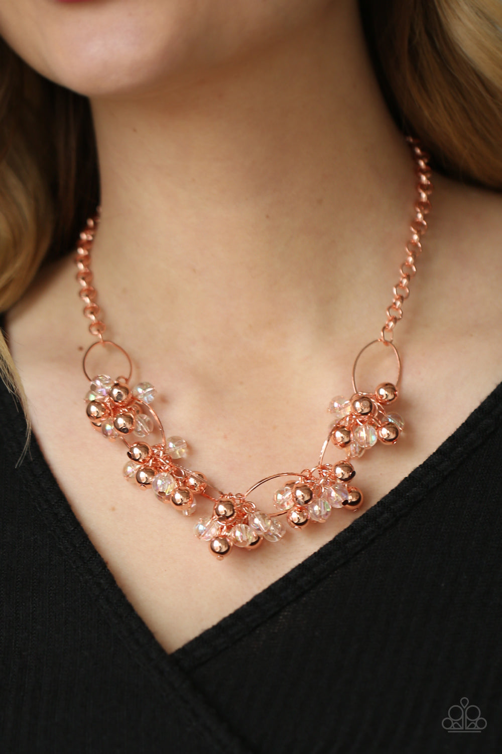 Paparazzi Accessories - Effervescent Ensemble - Copper Necklace #0042