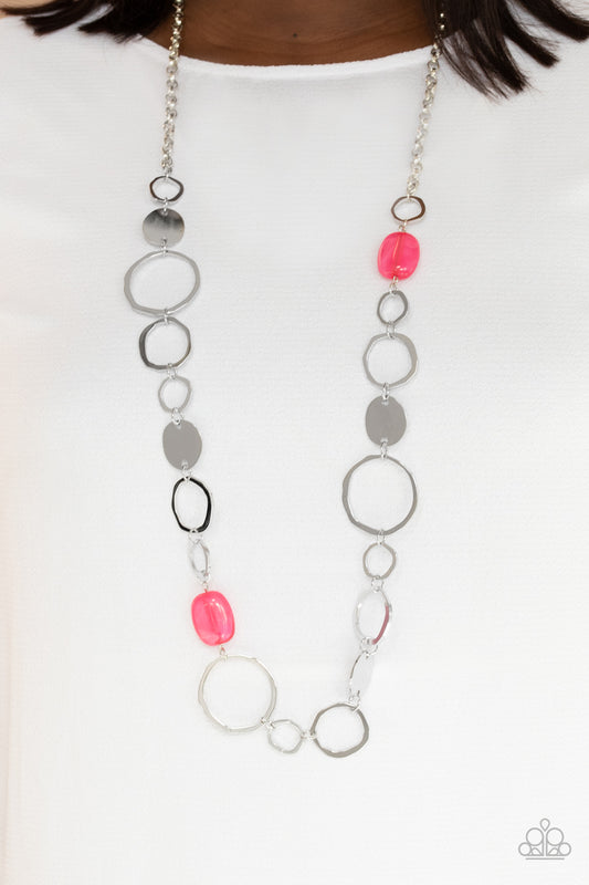 Paparazzi Accessories - Colorful Combo - Pink Necklace #0129