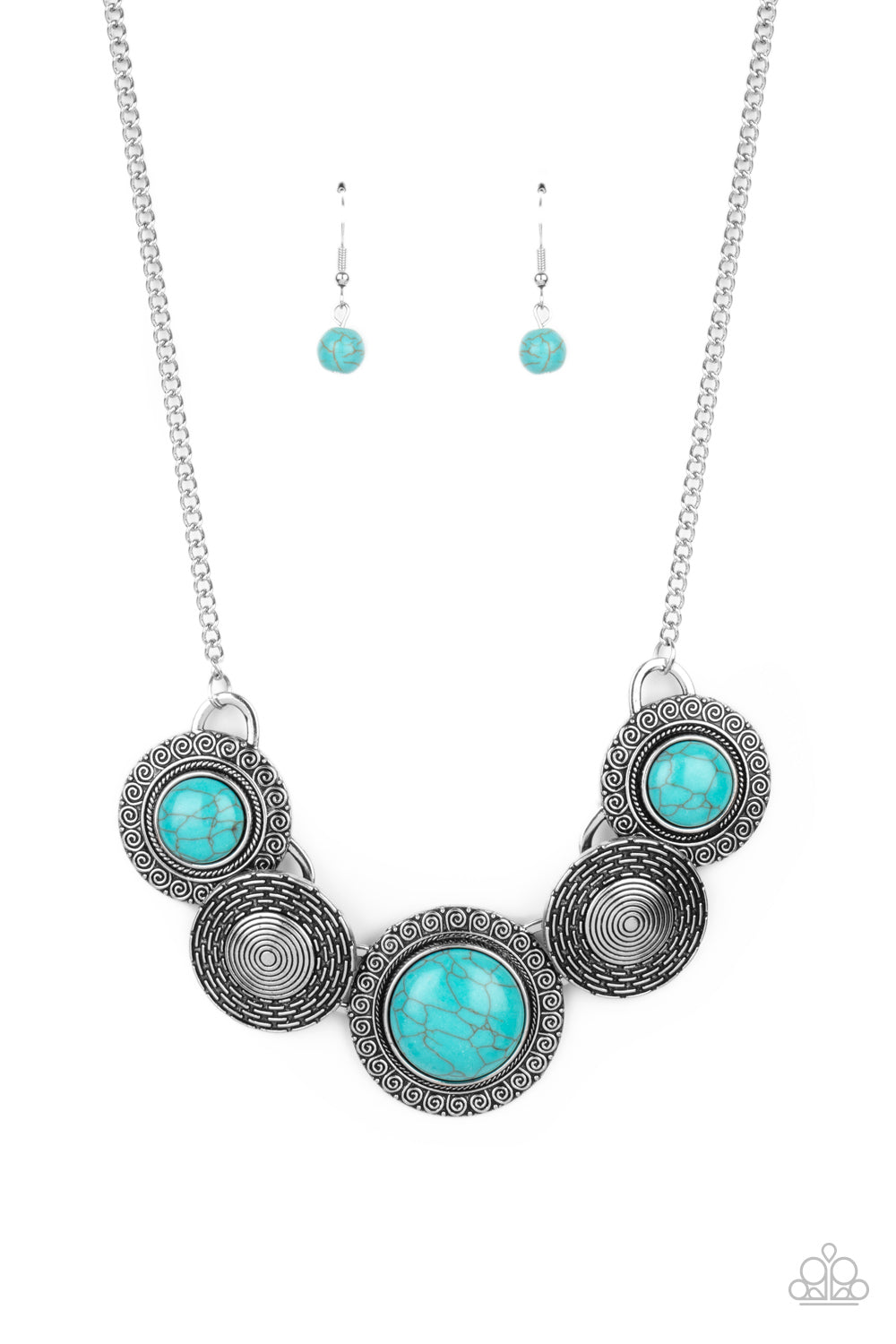 Paparazzi - Canyon Cottage - Blue Necklace #0015