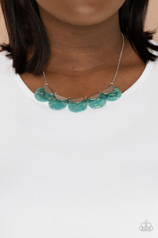 Paparazzi - Mermaid Oasis - Blue Necklace #1687