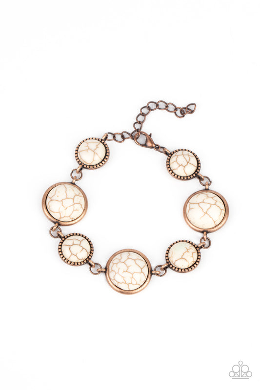 Paparazzi - Turn Up The Terra - Copper Bracelet #0009