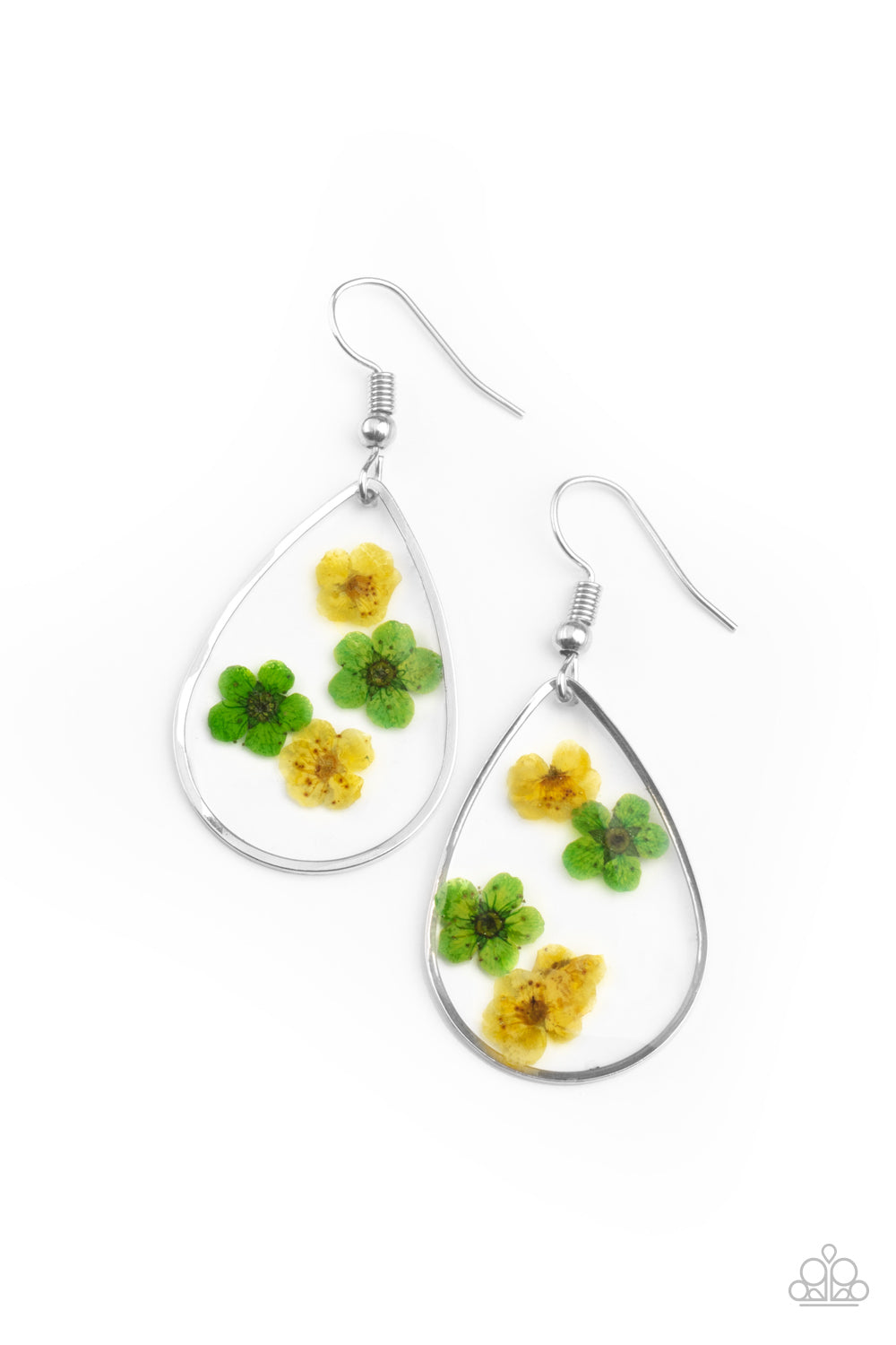 Paparazzi - Perennial Prairie - Yellow Earrings #0636