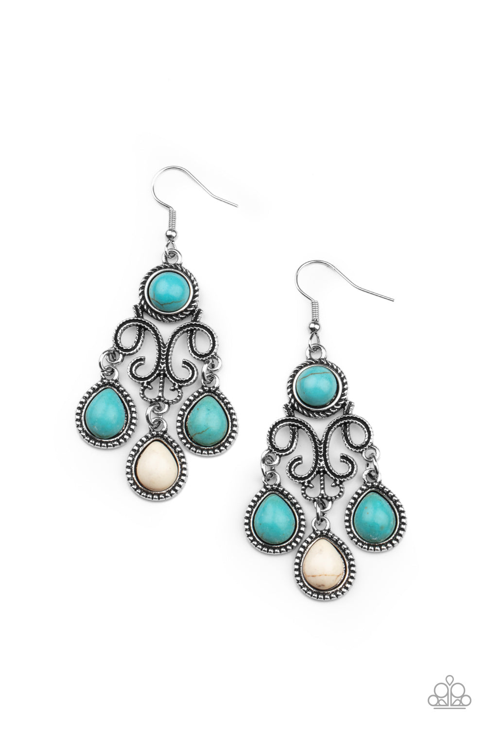 Paparazzi - Canyon Chandelier - Multi Earrings  #0694