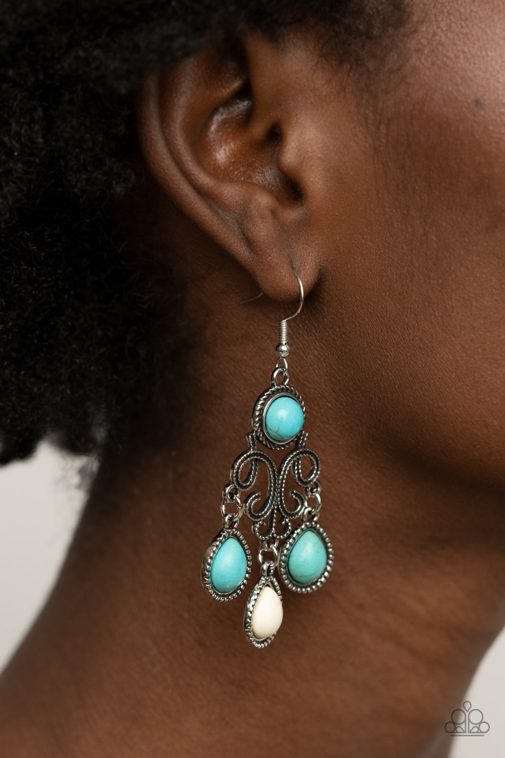 Paparazzi - Canyon Chandelier - Multi Earrings  #0694