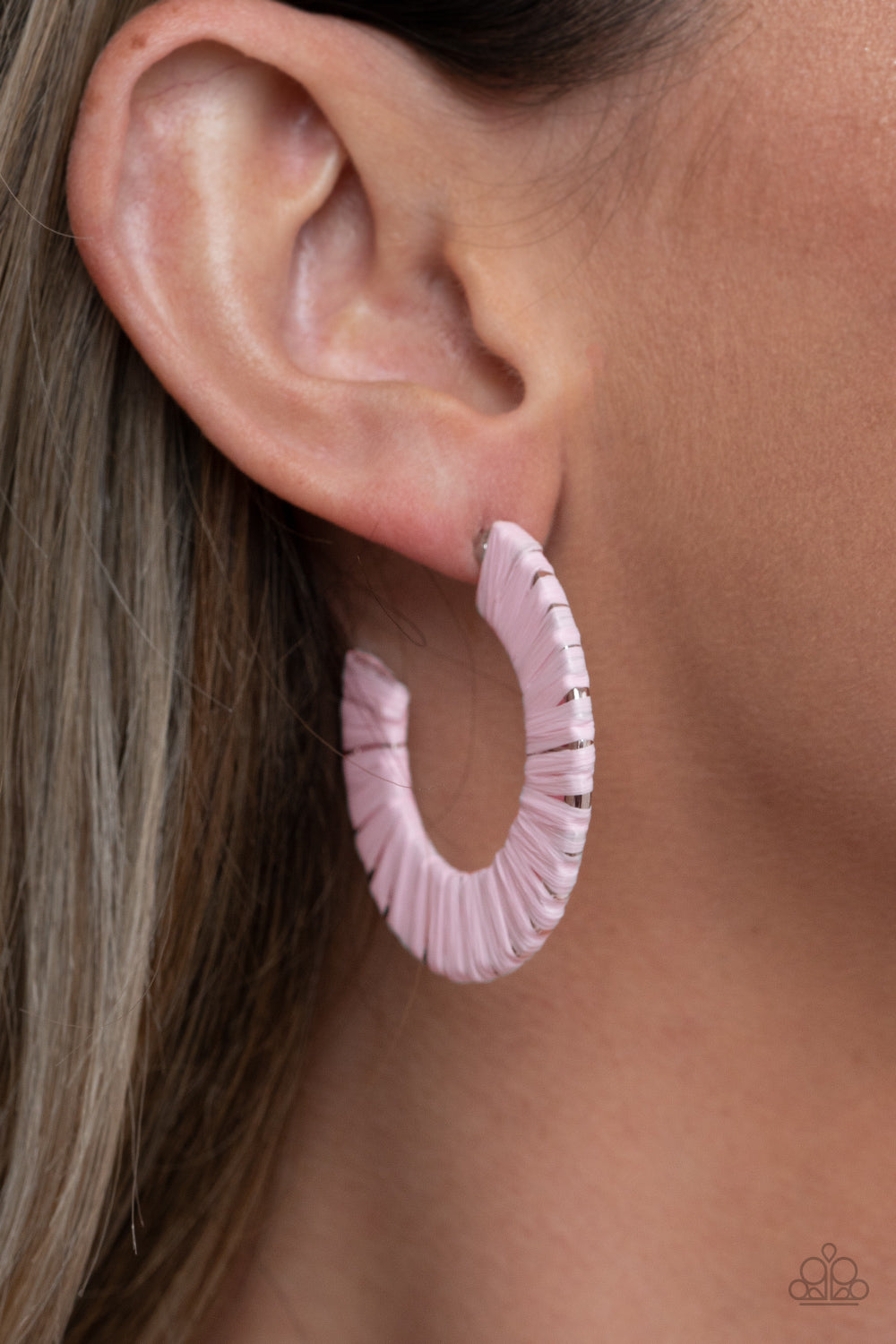 Paparazzi - A Chance of RAINBOWS - Pink Earrings #0604