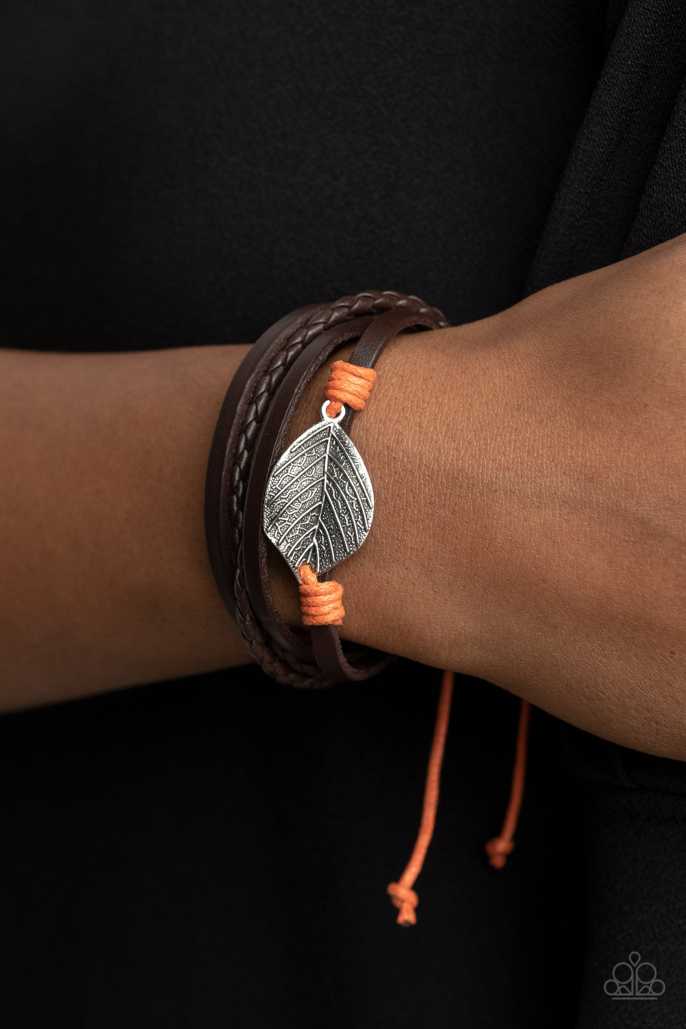 Paparazzi - FROND and Center - Orange Bracelets