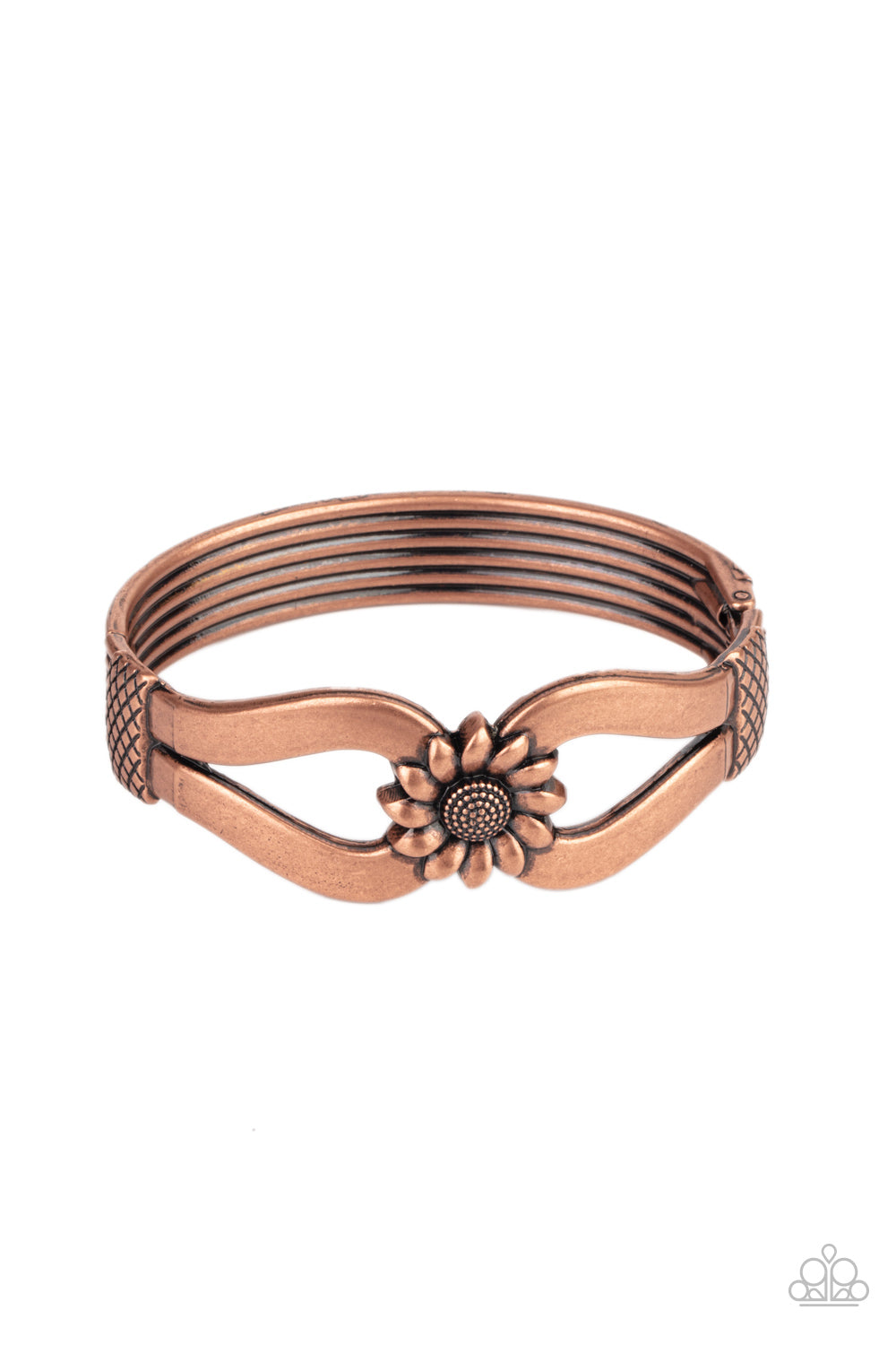 Paparazzi - Let A Hundred SUNFLOWERS Bloom - Copper Bracelet  #0961