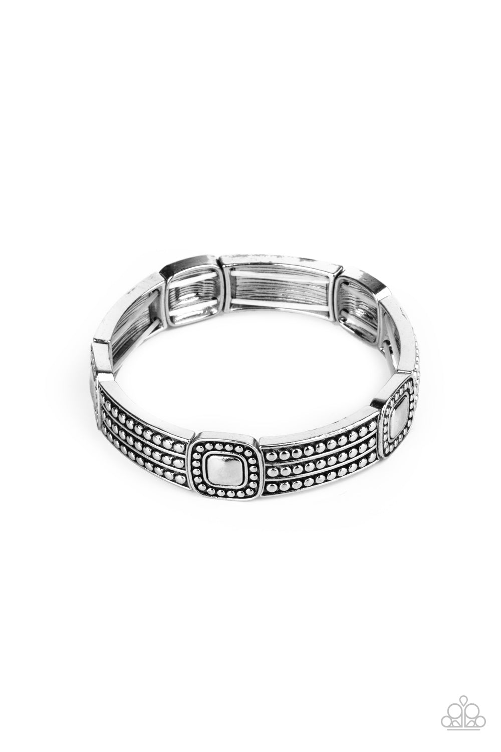 Paparazzi - Rustic Redux - Silver Bracelet #0538