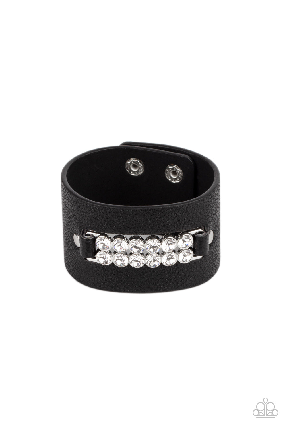 Paparazzi - Runway Rebellion - Black Bracelet  #U202