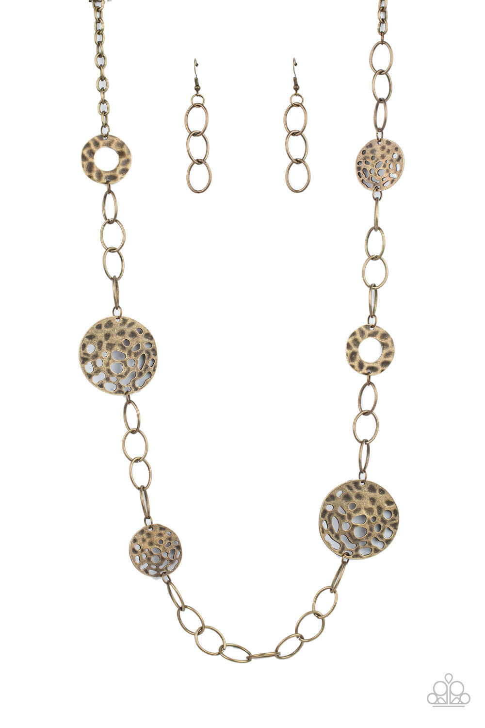 Paparazzi HOLEY Relic - Brass Necklace #1646