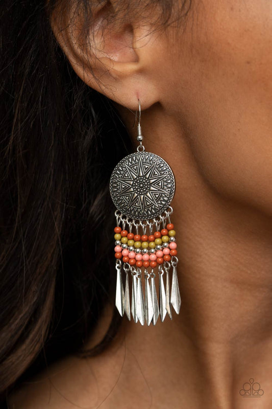 Paparazzi - Sun Warrior - Multi Earrings #0661