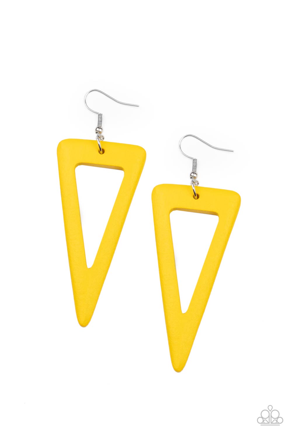 Paparazzi - Bermuda Backpacker - Yellow Earrings W #055