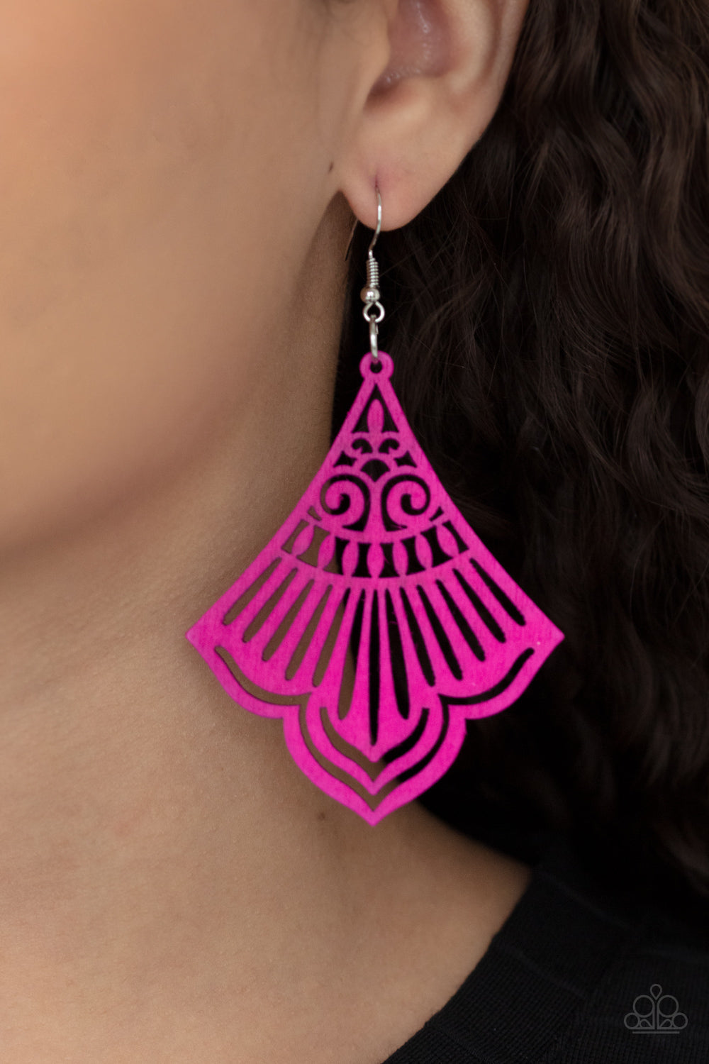 Paparazzi - Eastern Escape - Pink Earrings  W#064