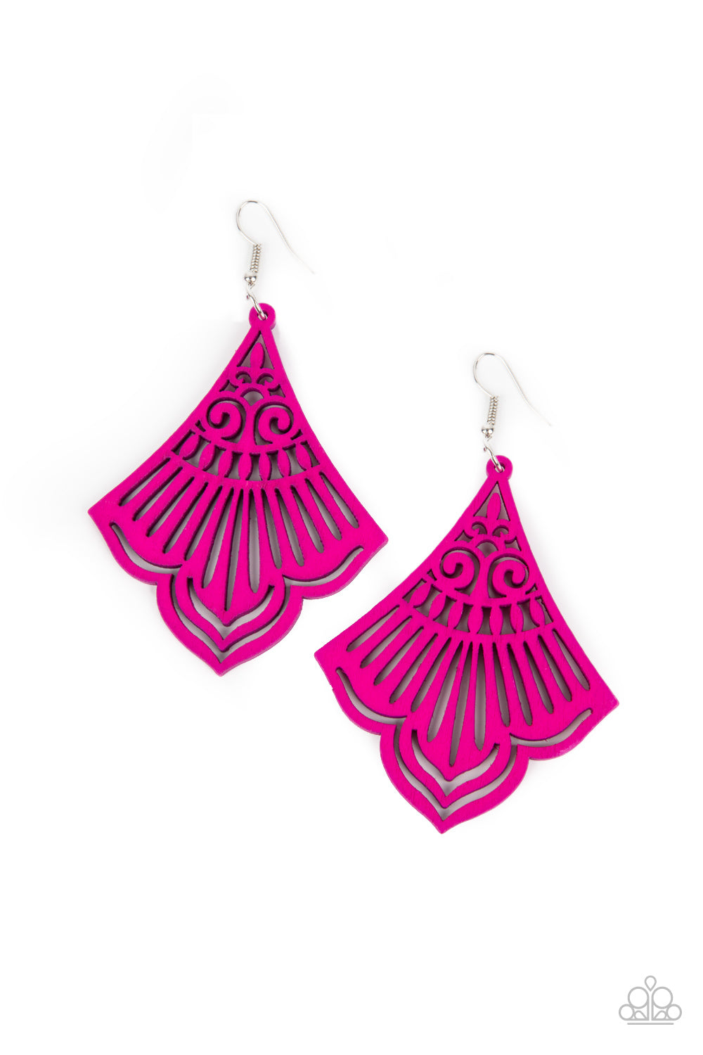 Paparazzi - Eastern Escape - Pink Earrings  W#064