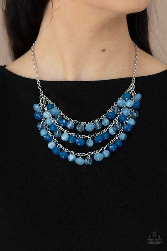 Paparazzi - Fairytale Timeless - Blue Necklace  #0482