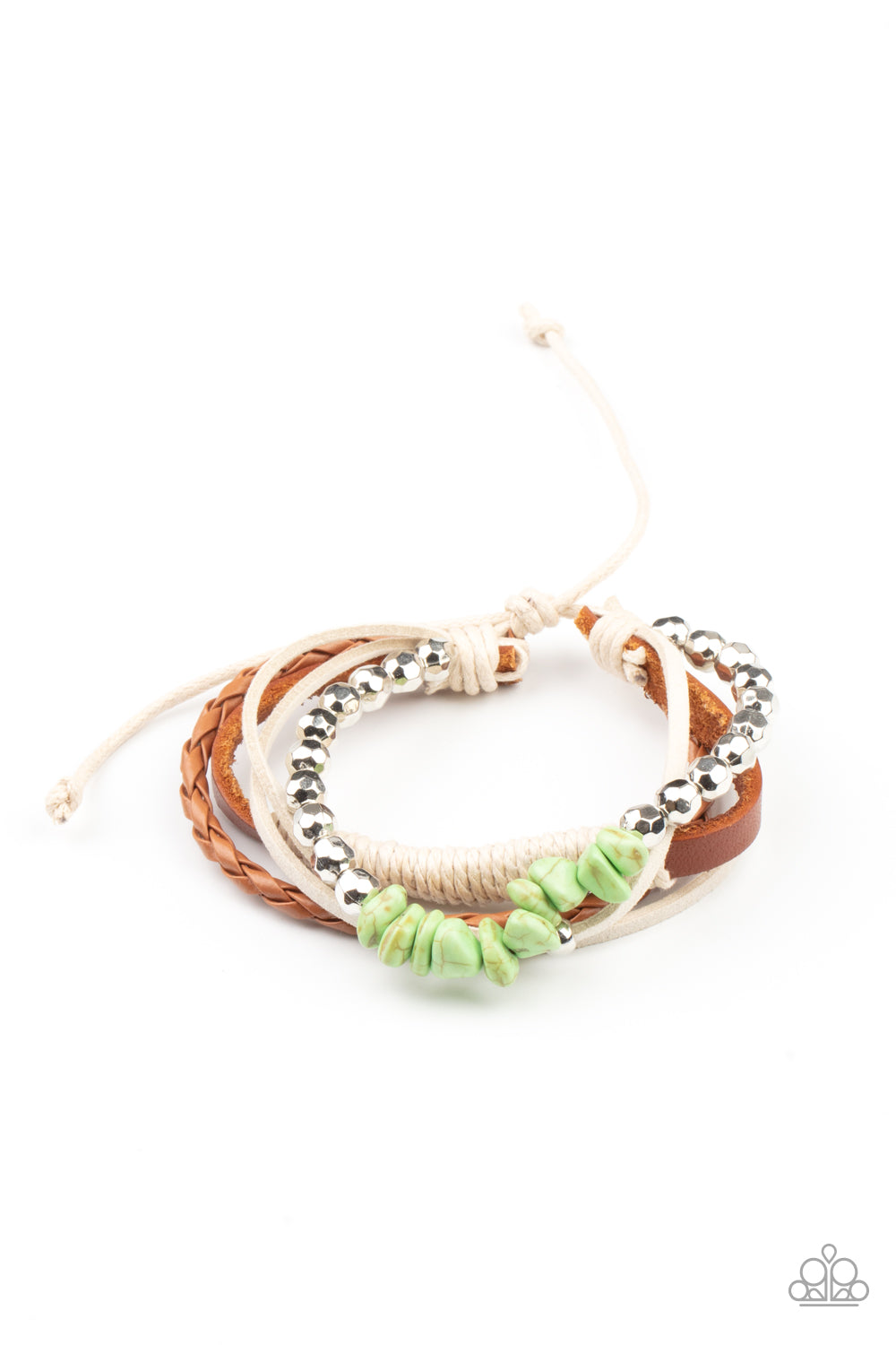 Paparazzi Accessories - Keep At ROAM Temperature - Green Bracelet #0996