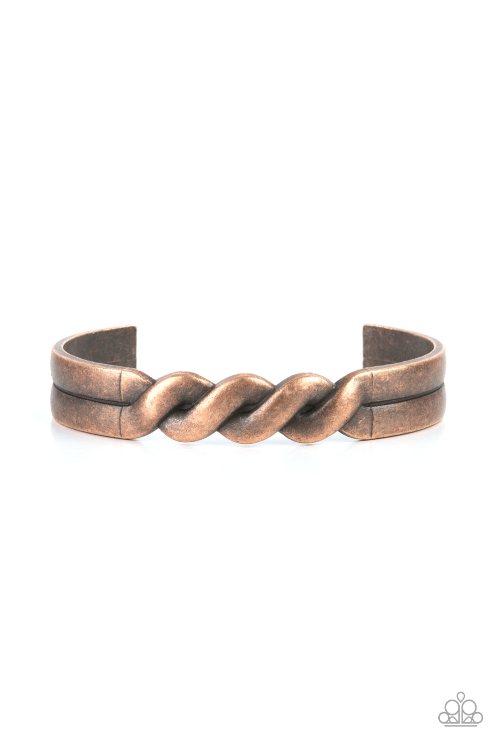 Paparazzi Accessories - Metro Machine - Copper Bracelet  #1001