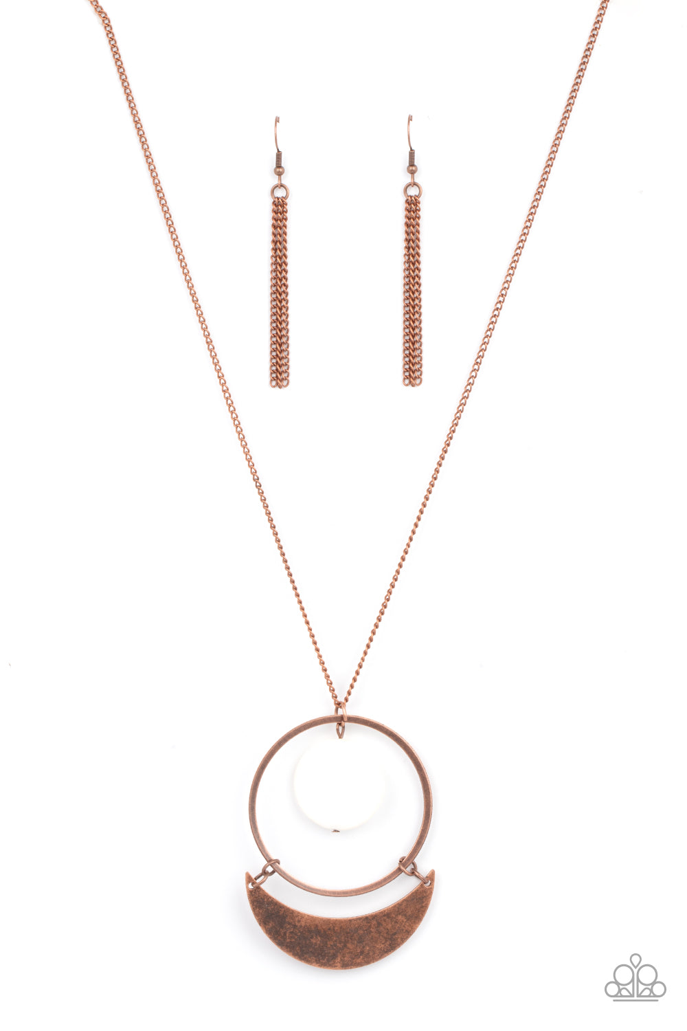 Paparazzi Accessories - Moonlight Sailing - Copper Necklace #0101