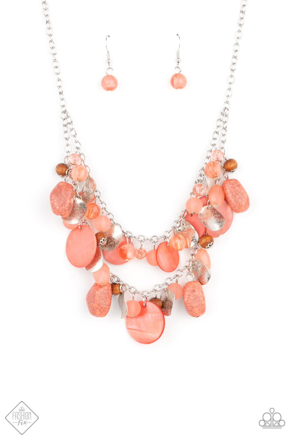 Paparazzi - Spring Goddess - Orange Necklaces