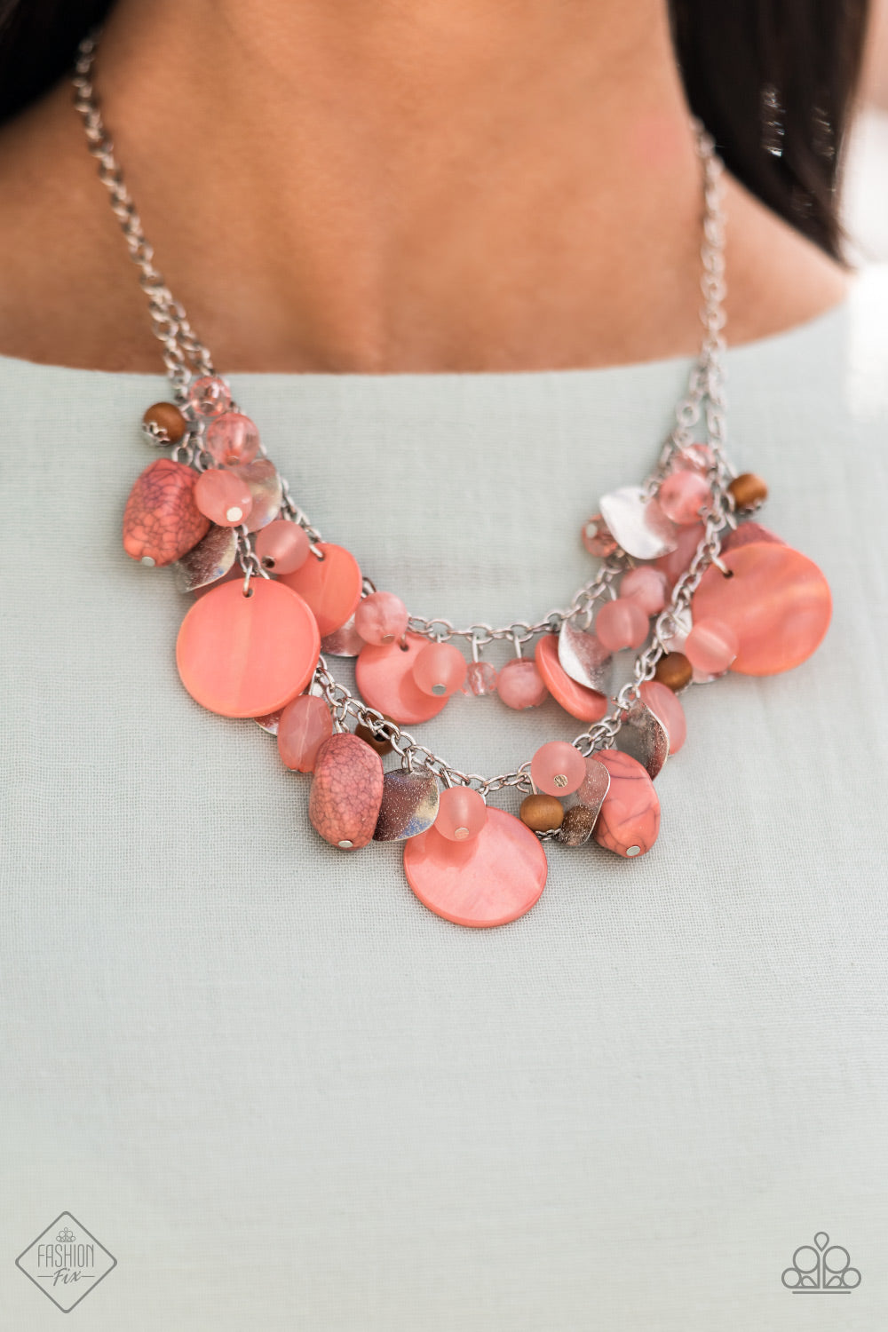 Paparazzi - Spring Goddess - Orange Necklaces