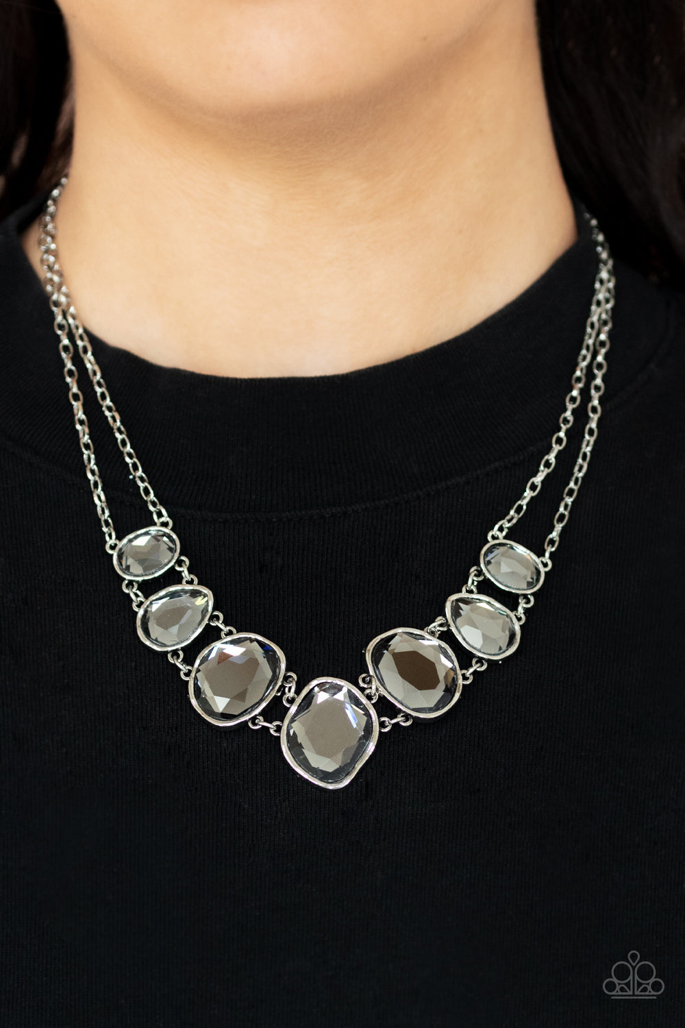 Paparazzi Accessories - Absolute Admiration - Silver Necklace #0402