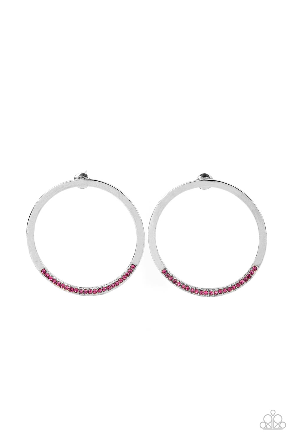 Paparazzi - Spot On Opulence - Pink Earrings  #1834