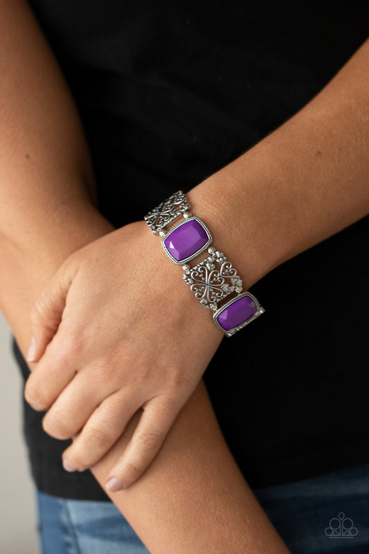 Paparazzi - Colorful Coronation - Purple Bracelet #0515