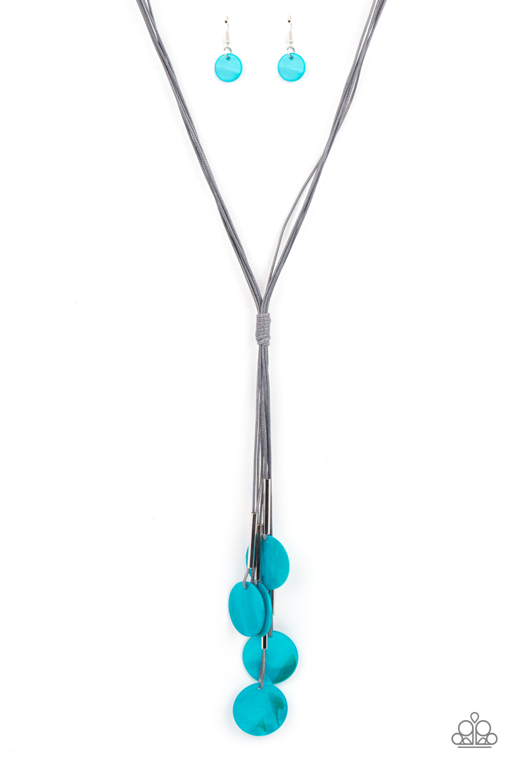 Paparazzi Accessories - Tidal Tassels - Blue Necklace #0116