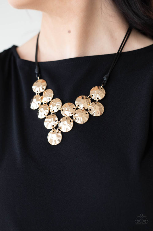 Paparazzi - Token Treasure - Gold Necklace  #0397