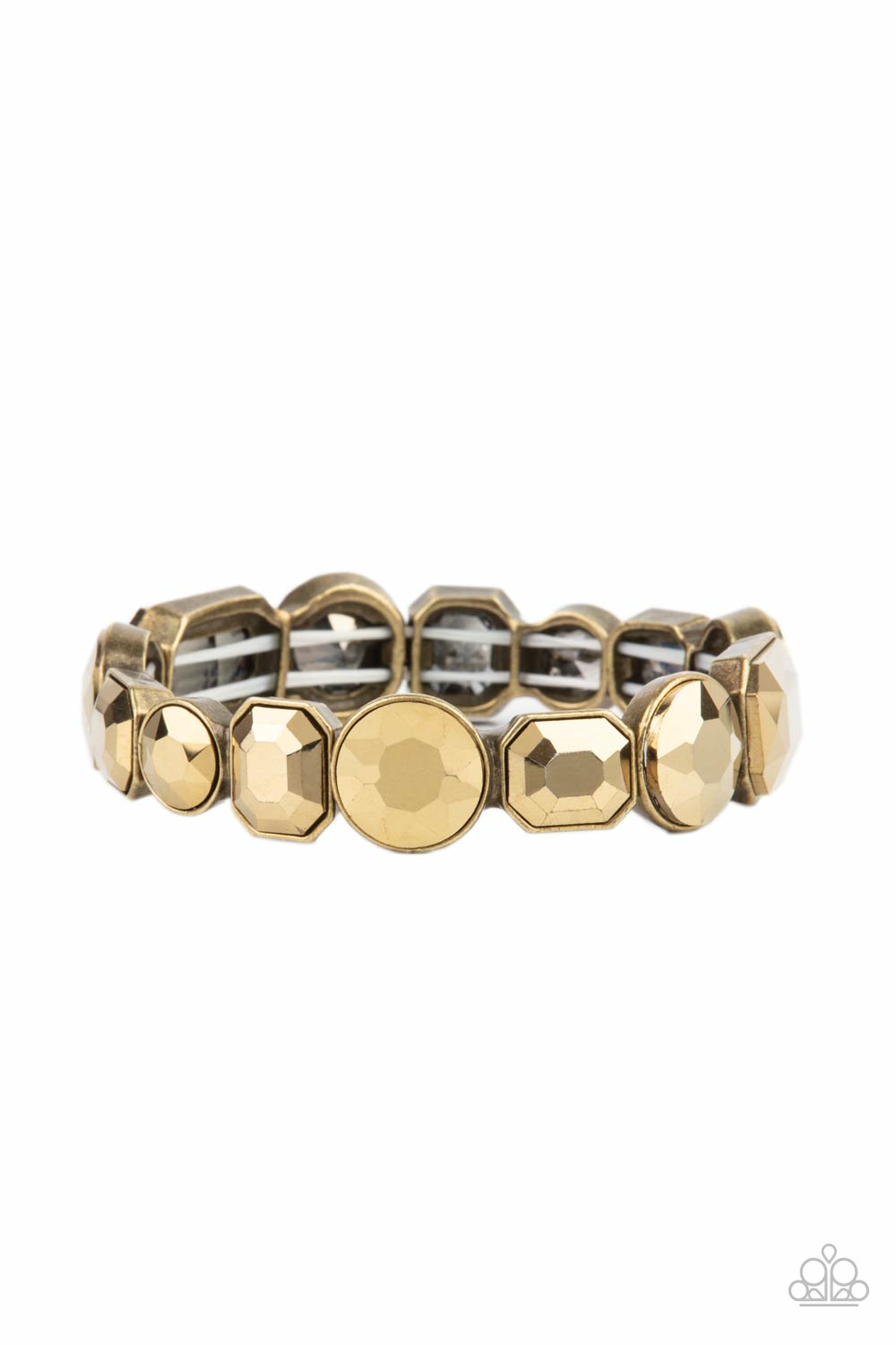 Paparazzi - Extra Exposure - Brass Bracelets  #0562