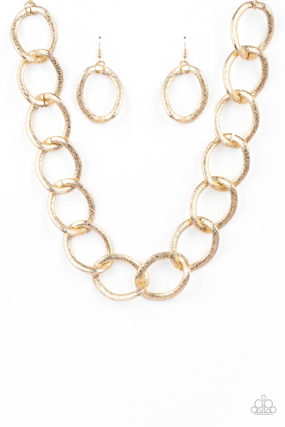 Paparazzi - Industrial Intimidation - Gold Necklace #0122