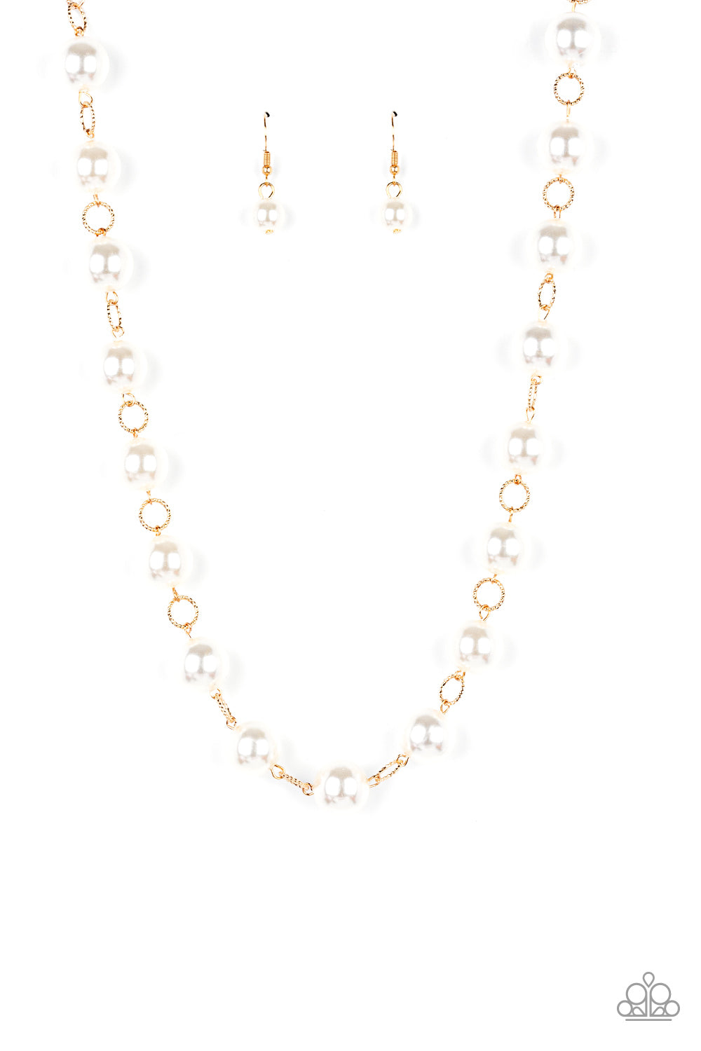 Paparazzi Accessories - Ensconced in Elegance Gold Necklace  #0045