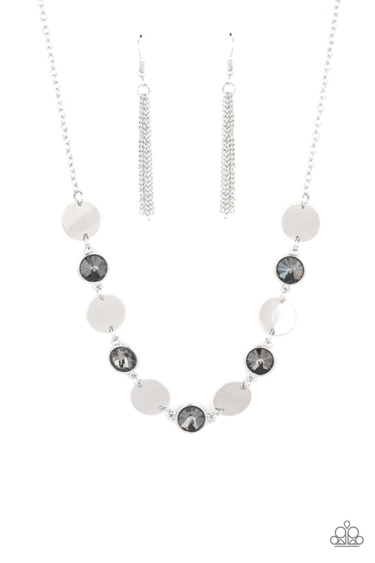 Paparazzi - Refined Reflections - Silver Necklace  #0433