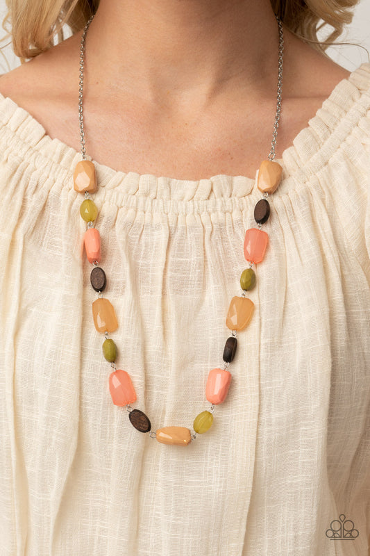 Paparazzi Accessories - Meadow Escape - Multi Necklace #0134