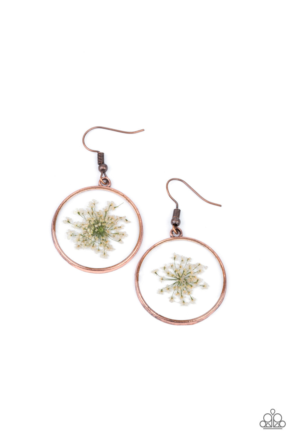 Paparazzi - Happily Ever Eden - Copper Earrings O/D #4