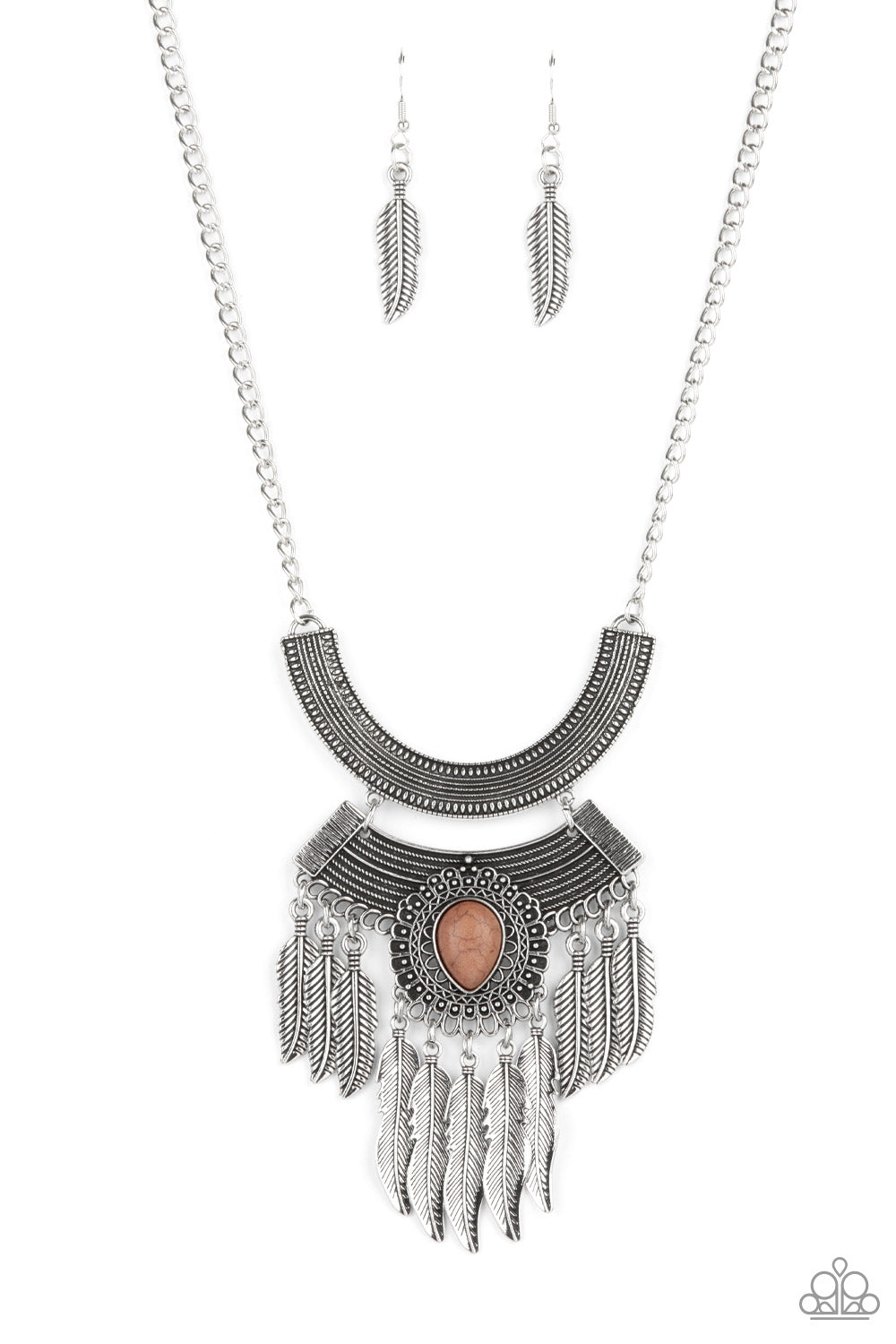 Paparazzi Accessories - Desert Devotion - Brown Necklace #0033