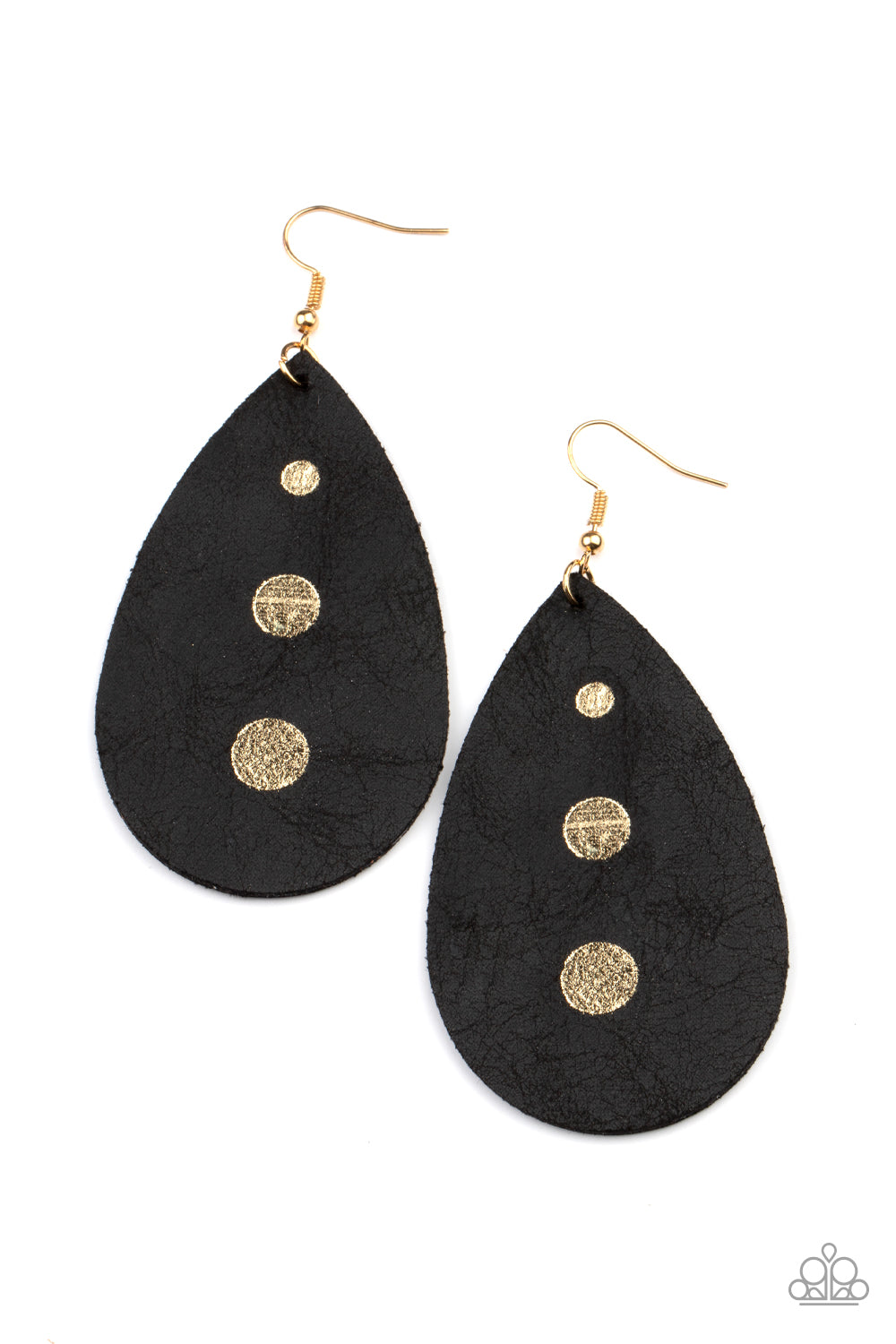 Paparazzi - Rustic Torrent - Black Earrings  O/D #083