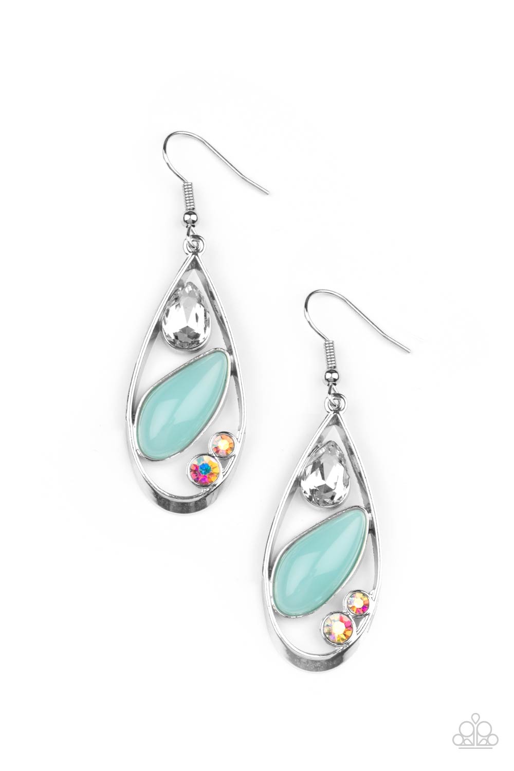 Paparazzi - Harmonious Harbors - Blue Earrings  #0650