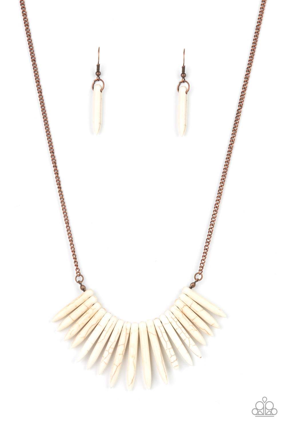 Paparazzi Accessories - Exotic Edge - Copper Necklace  #0403