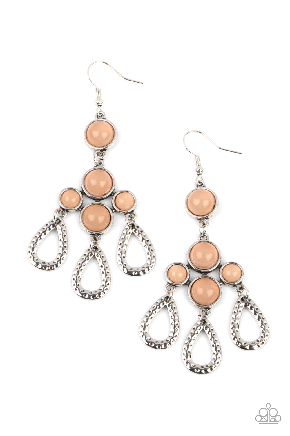 Paparazzi - Mediterranean Magic - Brown Earrings  #E56