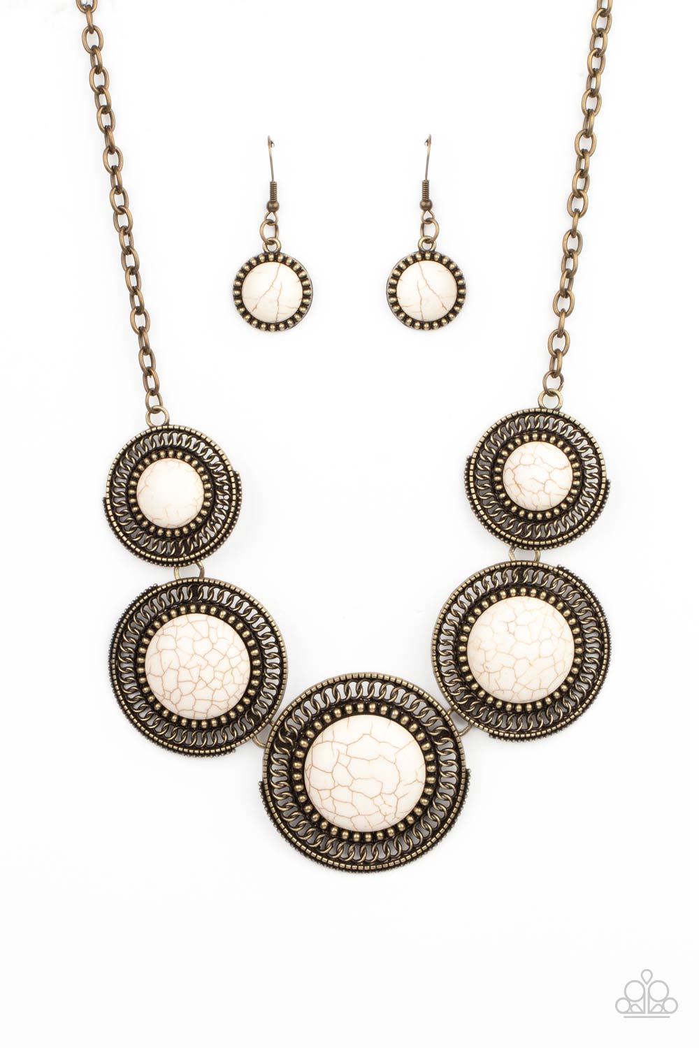 Paparazzi - She Went West - Brass Necklace #0025