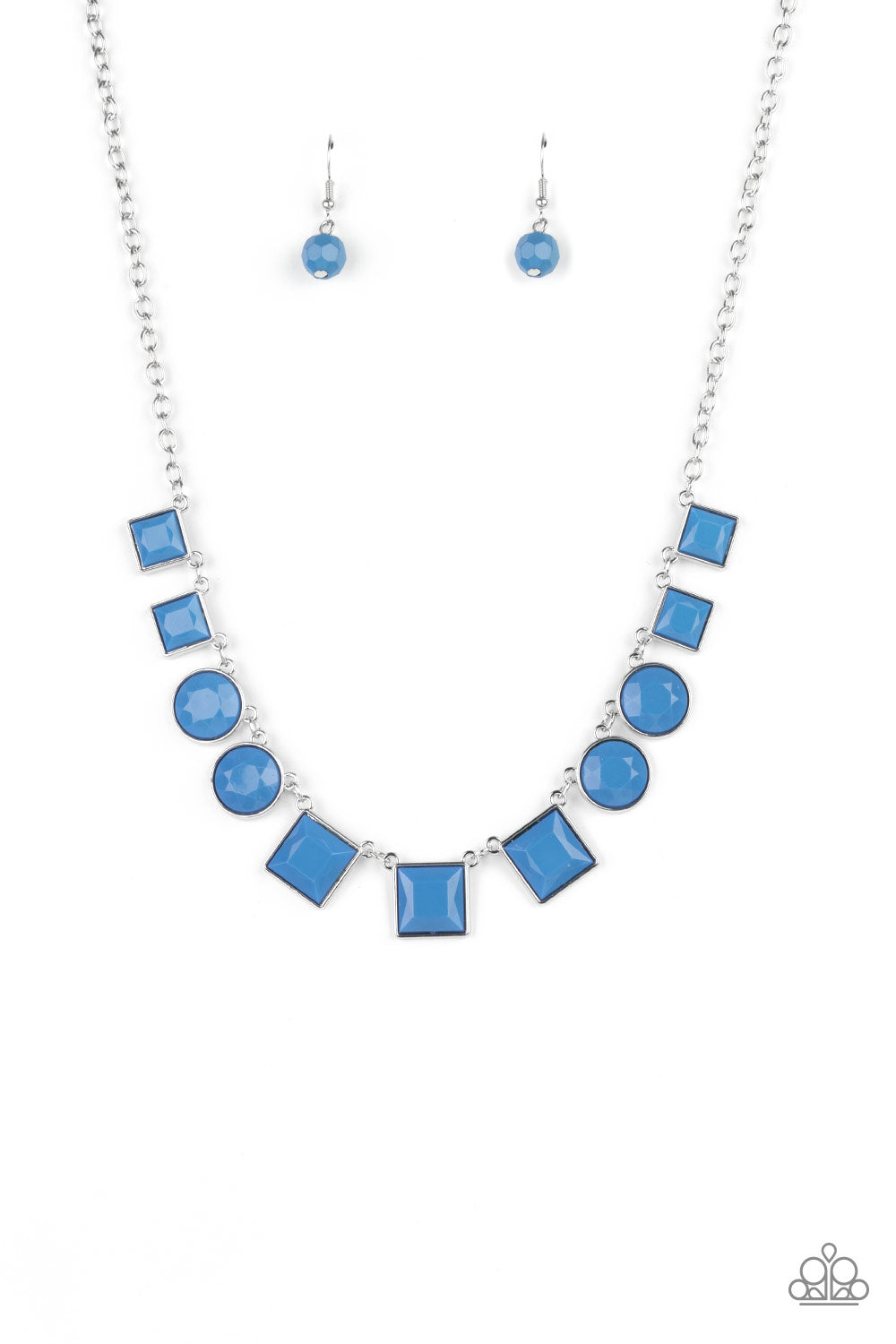 Paparazzi - Tic Tac TREND - Blue Necklace #0011