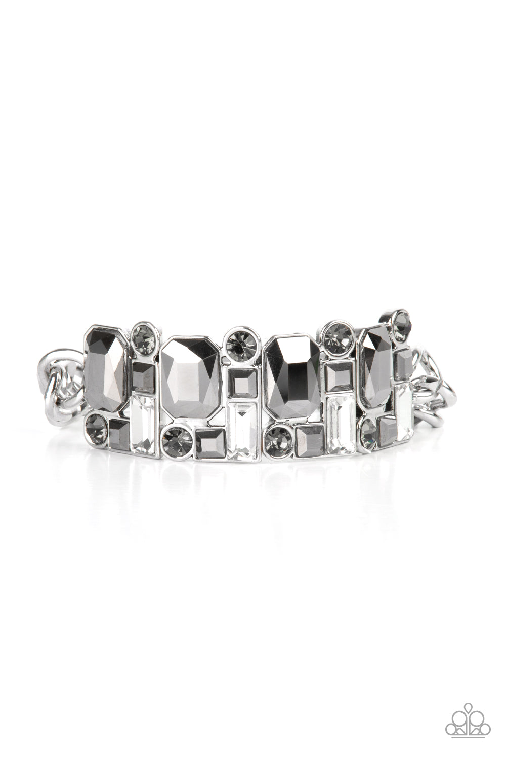 Paparazzi - Urban Crest - Silver Bracelet #0567