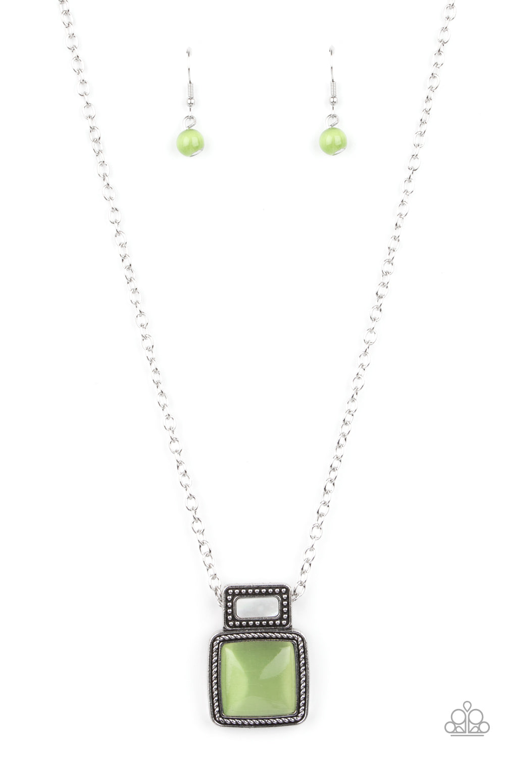 Paparazzi - Ethereally Elemental - Green Necklace #0018