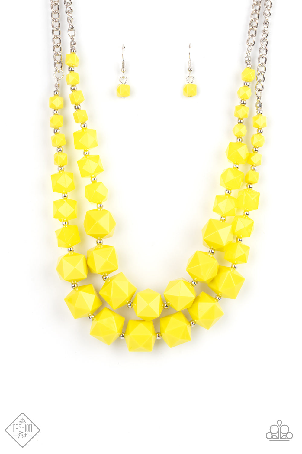 Paparazzi - Summer Excursion Yellow Necklaces #1630