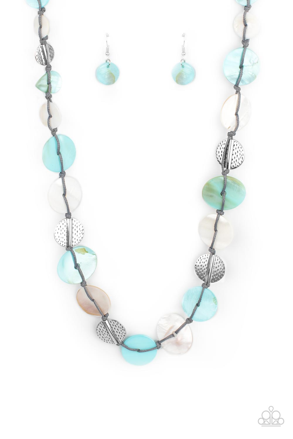 Paparazzi - Seashore Spa - Blue Necklace #0414