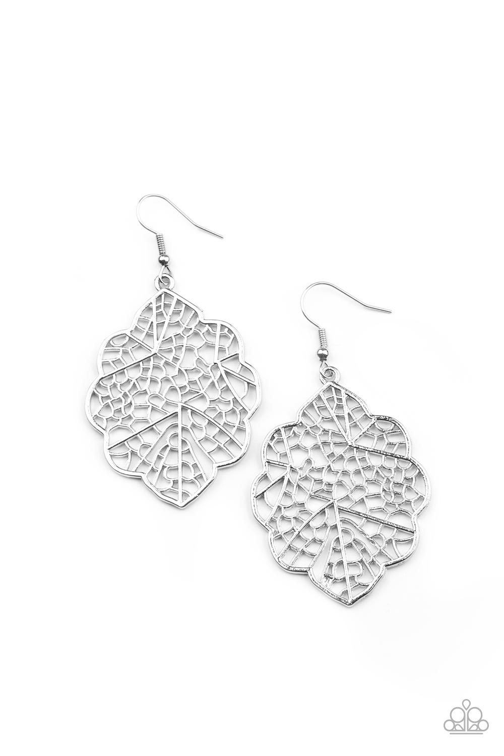 Paparazzi - Meadow Mosaic - Silver Earrings  #0690