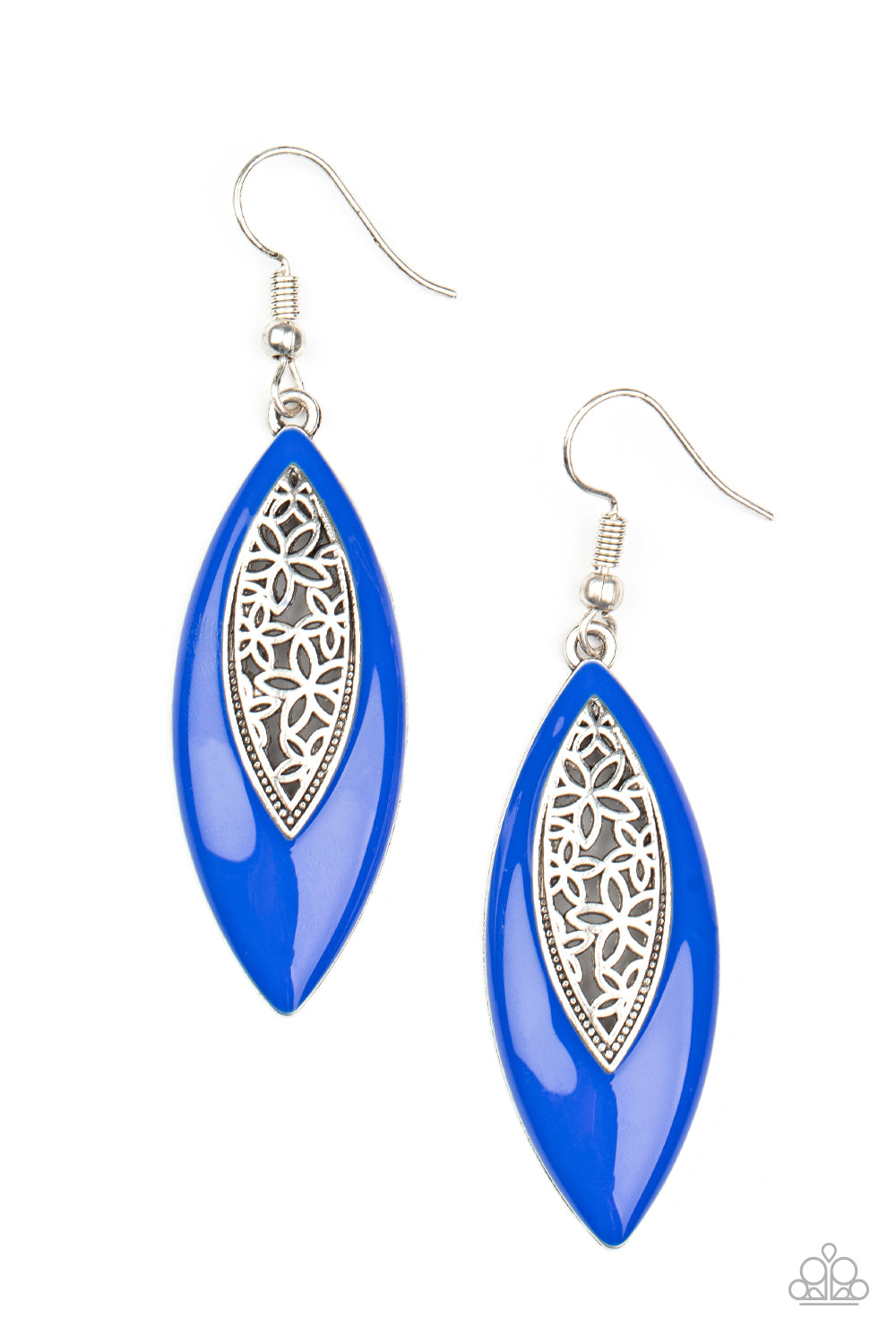 Paparazzi - Venetian Vanity - Blue Earrings  #0626