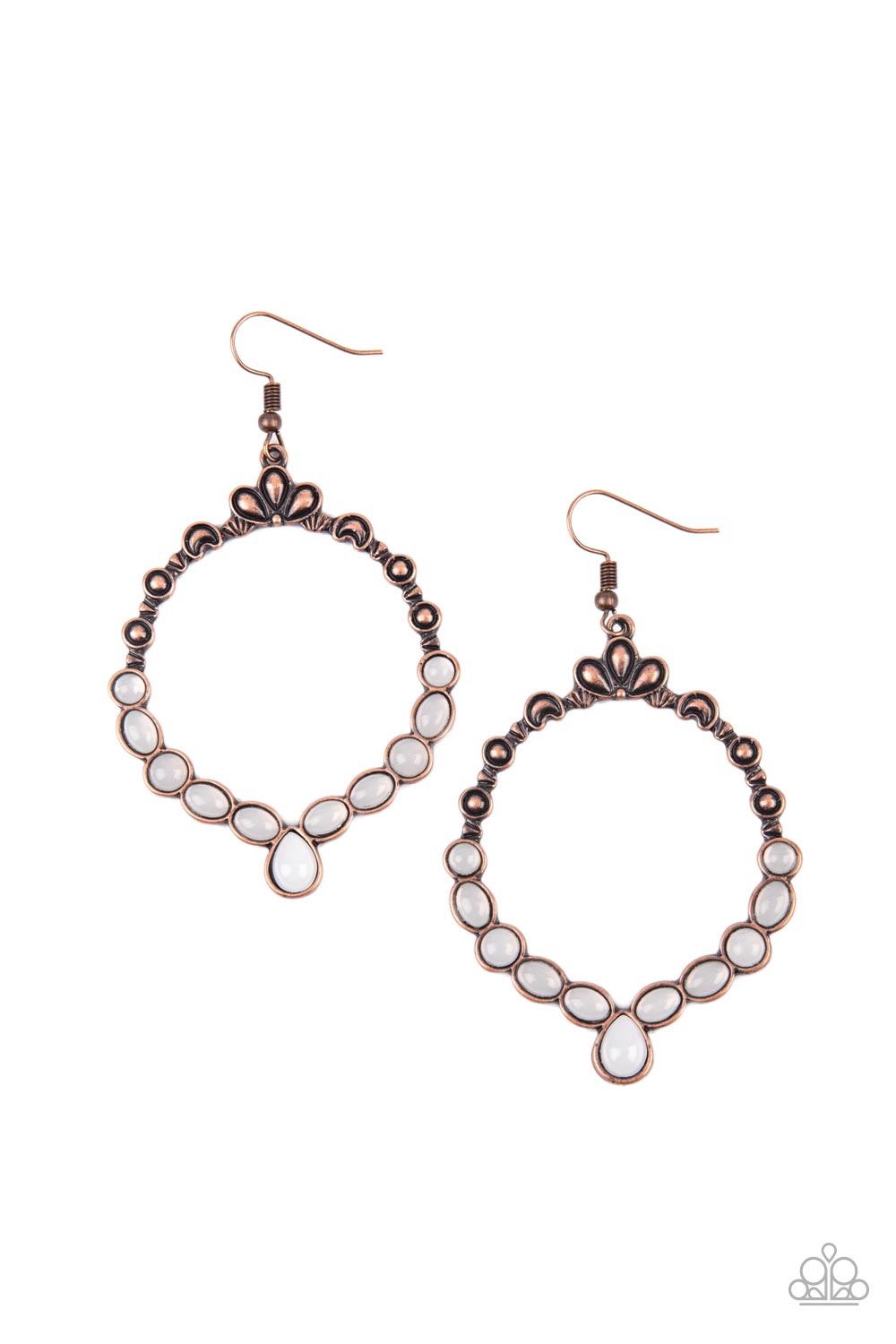 Paparazzi - Thai Treasures - Copper Earrings #0827
