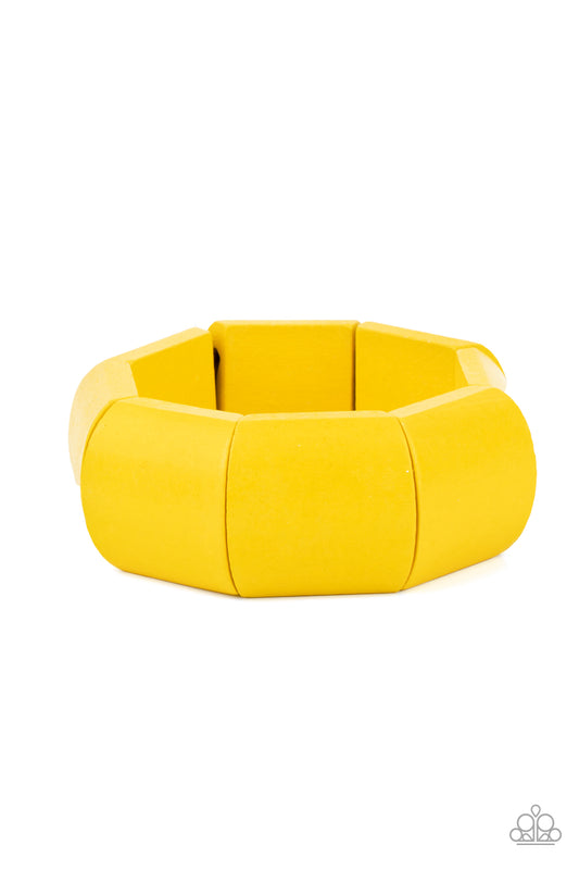 Paparazzi - Coconut Cove - Yellow Bracelets #1181